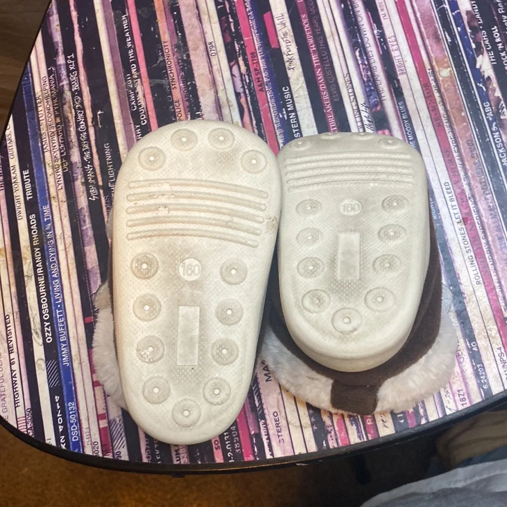 Warm baby moccasins